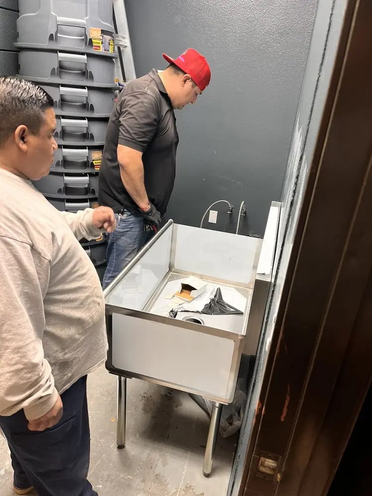 Commercial plumbing and sink installation in Pullen